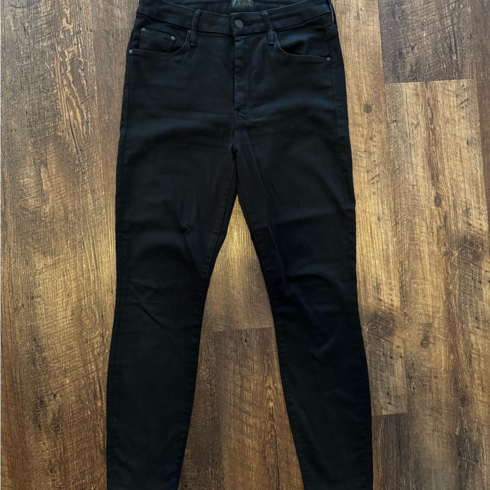 MOTHER High Rise Looker Ankle Fray Jeans